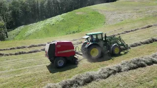 KOŠNJA IN BALIRANJE TRAVE