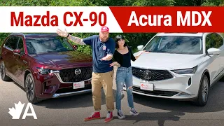 2024 Mazda CX-90 vs Acura MDX: True Luxury Doesn't Come Cheap