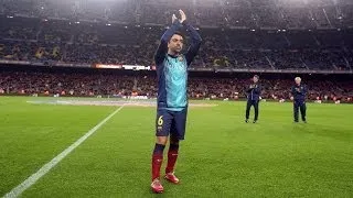 Camp Nou pays tribute to Xavi for his 700 matches