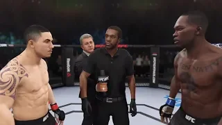 Robert Whittaker vs Israel Adesanya (EA Sports UFC 3) - CPU vs CPU