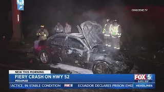 FedEx Driver Pulls Man From Burning Car