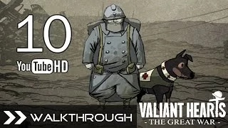 Valiant Hearts: The Great War Gameplay Walkthrough - Part 10 (Chapter 3: The Poppy Fields) HD 1080p