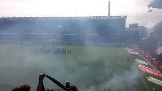 Eindelijk kampioen. Affluiten van de match Club Brugge- anderlecht!