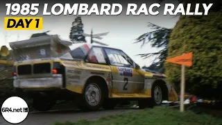 1985 Lombard RAC Rally - Day 1 Report