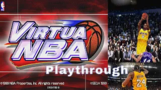 Virtua NBA: Lakers Playthrough/Sega Naomi