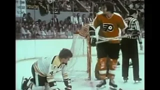 1974 Stanley Cup Final. Boston vs Philadelphia. Game 1