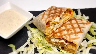 🌮RECETTE DE TACOS AU POULET SAVOUREUX À LA SAUCE FROMAGÈRE😋