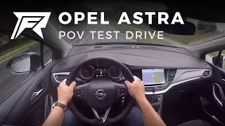 2017 Opel Astra 1.6 CDTI 110HP - POV Test Drive (no talking, pure driving)