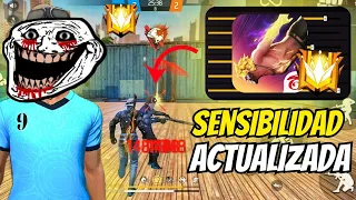 SENSIBILIDAD ACTUALIZADA☑️ SIN DPI PARA PEGAR TODO ROJO EN LA NUEVA ACTUALIZACIÓN DE FREE FIRE🔥