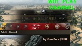 World of Tanks  AMX 50 B  7  KILLS 10K DMG  Airfield – Standard  0.9.10  WOT