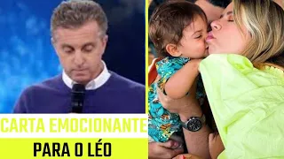 Luciano Huck escreve carta para Léo, o filho de Marília Mendonça - Domingão do Huck❤️