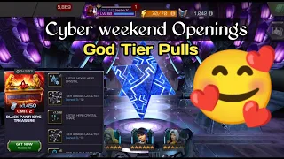 Cyber weekend Openings | some god Tier Pulls - Marvel Contest of Champions