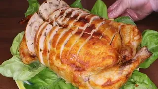 An amazing dish for the NEW YEAR 🎄 - Chicken stuffed with pancakes! Your guests will be delighted!