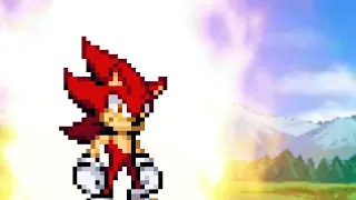 Fire Sonic Transformation Animation