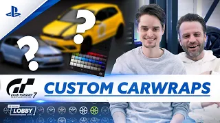 Gran Turismo 7 Custom Carwraps | GT7 Special | PlayStation Lobby /w Don, Maxime & Simon