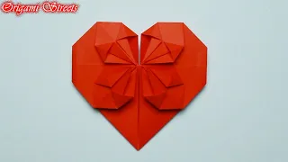 Как сделать оригами сердце из бумаги. Оригами сердце