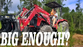 The RIGHT SIZE TRACTOR----20 acres and up. Mahindra Tractor edition