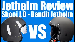 Jet helmet [Duel] Bandit Premium VS Shoei J.O. An unfair comparison? Motovlog