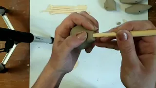 ЦТДЮГ. Виготовлення глиняного свищика