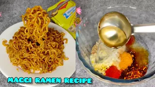 TRENDING RAMEN MAGGI NODDLE RECIPE || VIRAL KOREAN STYLE MAGGI NODDLE RECIPE