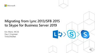 Migrating from Lync 2013/SFB 2015 to Skype for Business Server 2019 (Part 2/3)