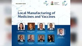 Enhancing Local Manufacturing of Medicine and Vaccines -WEBINAR