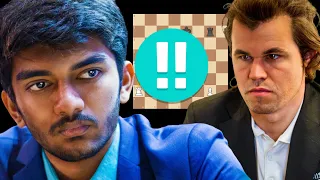 HE DID IT AGAIN!! Gukesh vs Carlsen Chess World Cup Game One