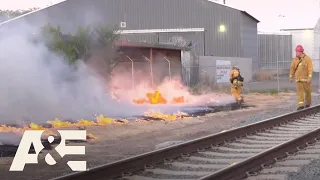 Live Rescue: Man Charged For Starting Fire Next to Train Tracks | A&E