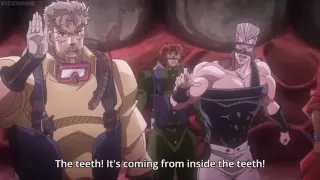 Guile's Theme goes with everything- jojo's bizarre adventure (Teeth)