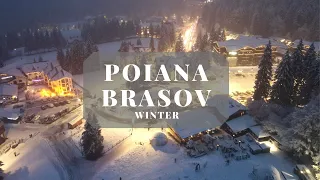 SKI Resort Poiana Brasov Romania 🇷🇴 Drone footage 4k 🎬 DJI Mavic Air 2