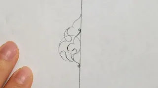 How to make an eslimi or rumi combination (Simple Toranj) in Persian illumination