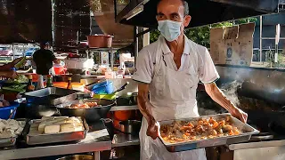 Hawker Food Preparation - Wong Fried Chicken & Mixed Rice