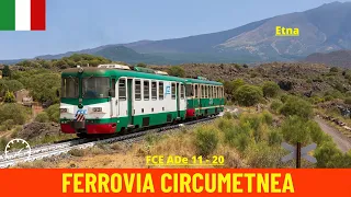 Cab Ride Ferrovia Circumetnea Randazzo - Cibali (Sicily - Italy) train driver's view 4K