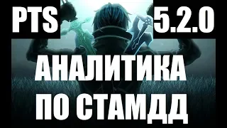 TESO: PTS 5.2.0 Аналитика по стамДД