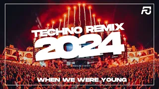 David Guetta & Kim Petras - When We Were Young Techno Remix - Hypertechno Remix 2024