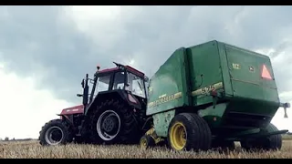 Prasowanie słomy 2020 // Nowy nabytek John deere 575