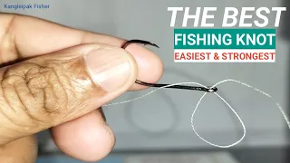 The Easiest And Strongest Fishing Knot Ever | Best For Hook With 500% Gurantee @fishingknots.