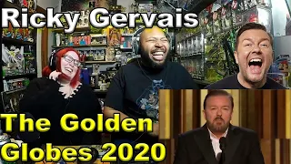 Ricky Gervais at the Golden Globes 2020 - All of his bits chained Reaction