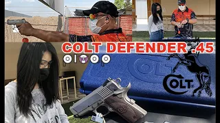 ยี่ห้อที่คนนิยม แบรนด์ยอดนิยม COLT DEFENDER  .45 [pixa p.] Gun ผู้หญิงยิงปืน