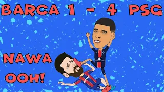 Barcelona 1   4 PSG 😱😱😱| Arsenal VS Mancity ⚽⚽⚽🏆🏆