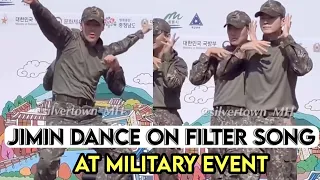 JIMIN Performing on Filter Song at Military Event| Jimin at Military Event