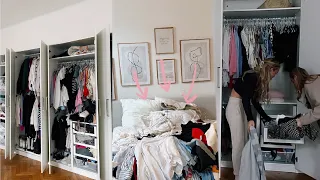 Ich miste meinen Kleiderschrank aus *vlog*// Hannah