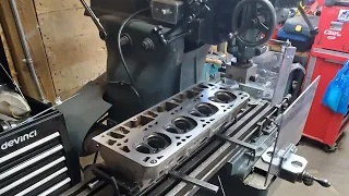 LS Head Milling On Bridgeport Mill