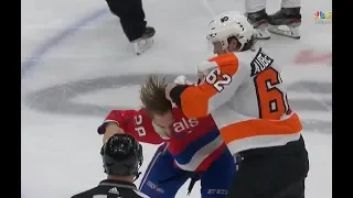 Nicolas Aube Kubel vs Brendan Leipsic. February 8, 2020