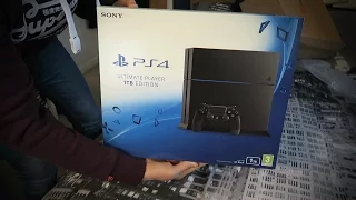 BRAND NEW PS4 JET BLACK "CUH-1216B" UNBOXING! - Sony Playstation 4 ULTIMATE PLAYER 1TB EDITION