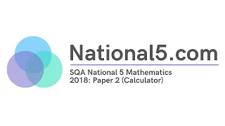 National 5 Maths: 2018 Past Paper Breakdown (Calculator)