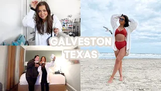 TEXAS TRAVEL VLOG: galveston beach trip & hilarious moments with sissy