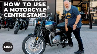 How to use a Motorcycle Centre Stand