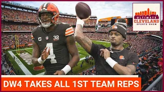 Deshaun Watson takes ALL of the first team reps in Browns practice on Friday