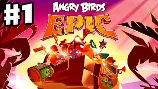 Angry Birds Epic - Gameplay Walkthrough Part 1 - Red and Chuck at Piggy Island (iOS, Android)